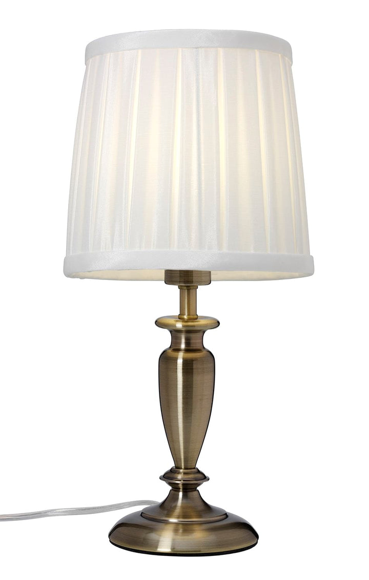 Ines bordlampe m/skjerm Antikk