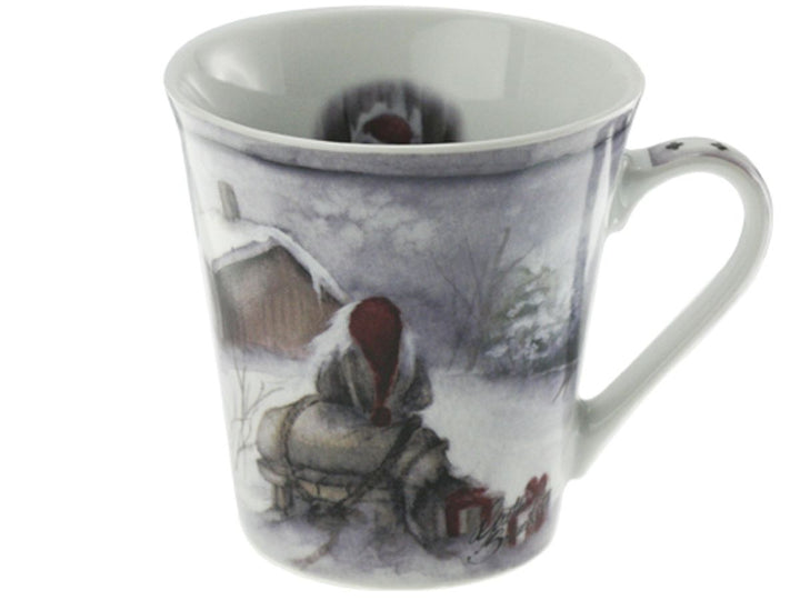 Gammelnissen krus nr 8, nisse med kjelke