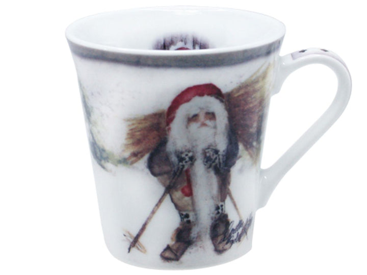 Gammelnissen krus nr 10, nisse på ski