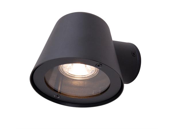Risør vegglampe svart