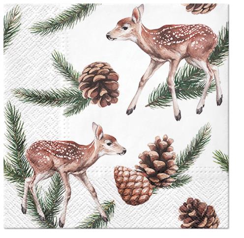 Servietter deers and cones